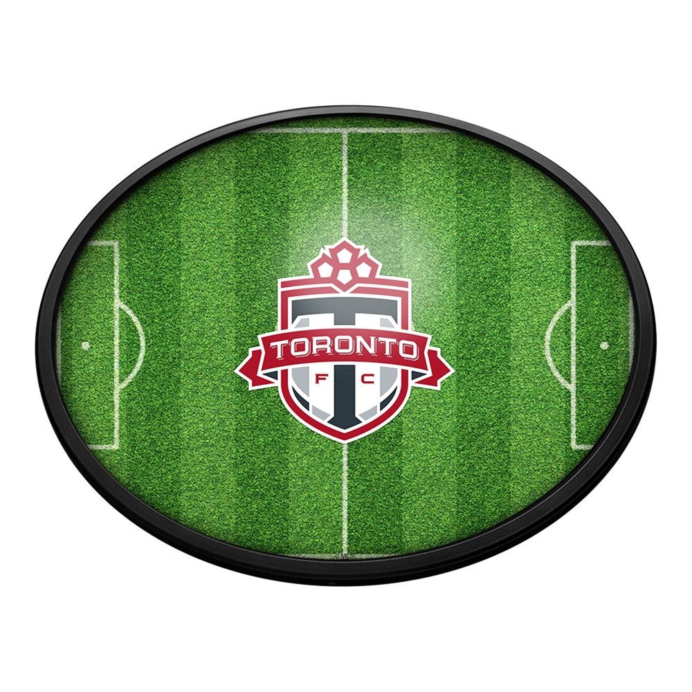 Toronto FC: Pitch - Oval Slimline Lighted Wall Sign - The Fan-Brand