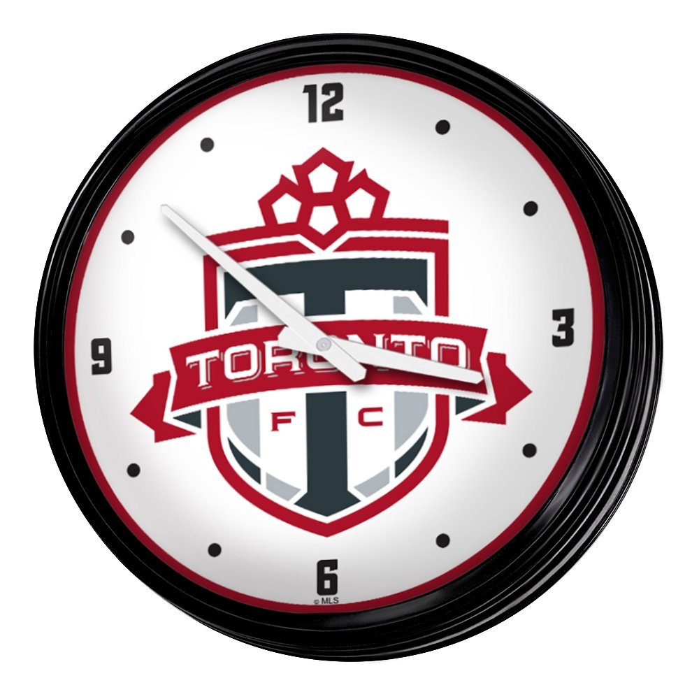 Toronto FC: Retro Lighted Wall Clock - The Fan-Brand