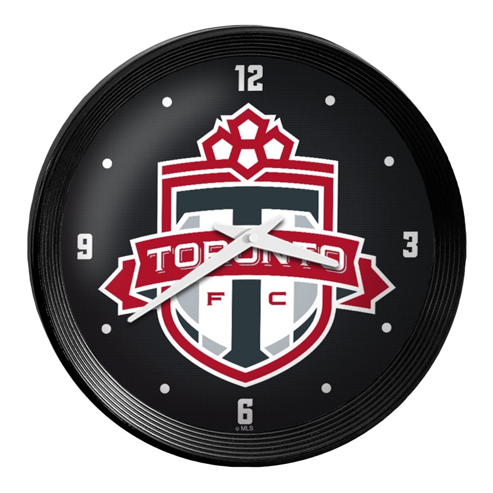 Toronto FC: Ribbed Frame Wall Clock - The Fan-Brand