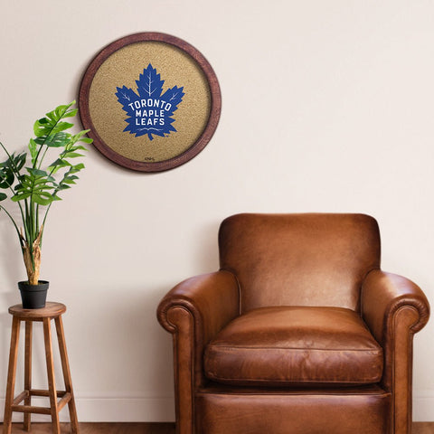 Toronto Maple Leafs: Barrel Top Cork Note Board - The Fan-Brand