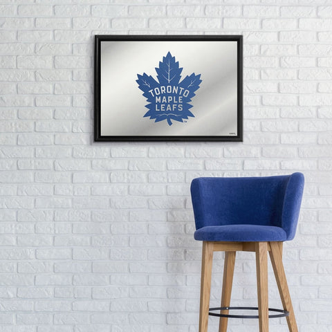 Toronto Maple Leafs: Framed Mirrored Wall Sign - The Fan-Brand