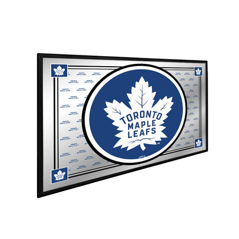 Toronto Maple Leafs: Team Spirit - Framed Mirrored Wall Sign - The Fan-Brand