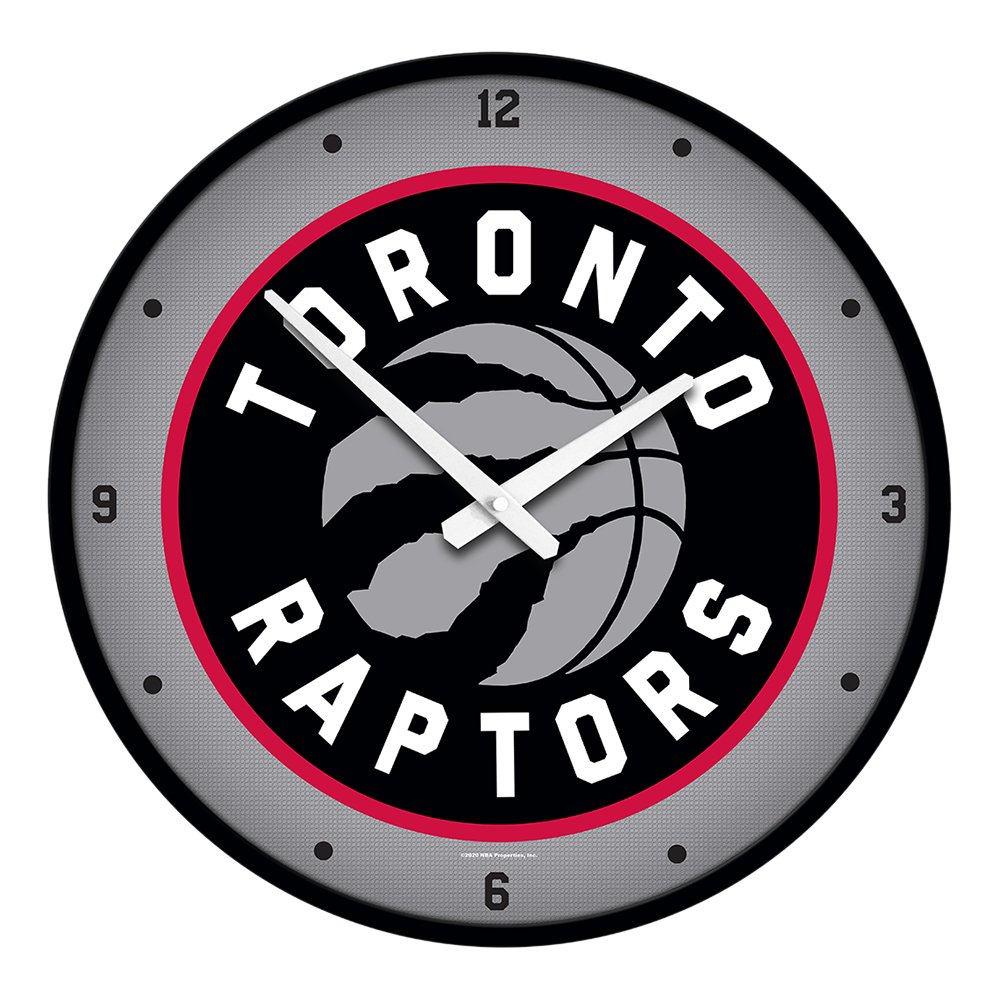 Clocked The Raptors Toronto Raptors: Modern Disc Wall Clock - The Fan-Brand