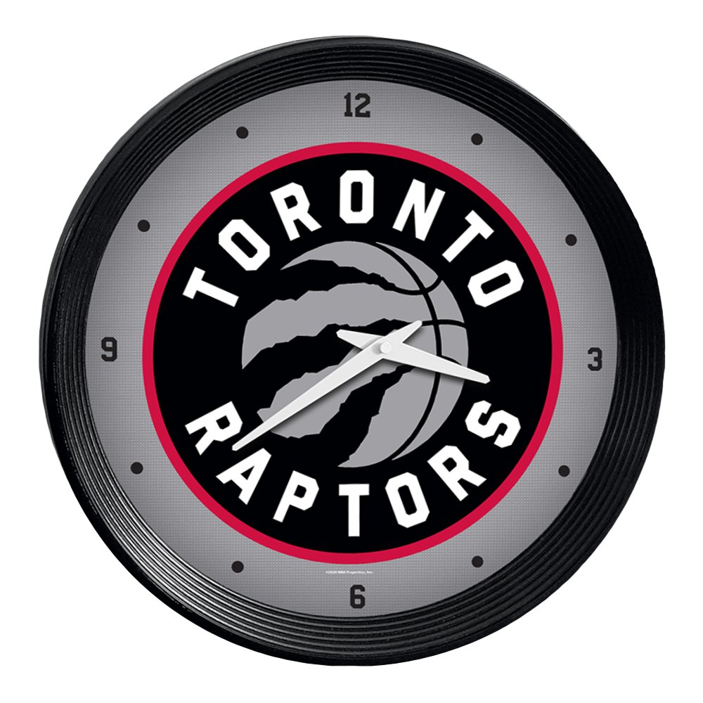 Toronto Raptors: Ribbed Frame Wall Clock - The Fan-Brand