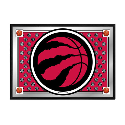 Toronto Raptors: Team Spirit - Framed Mirrored Wall Sign - The Fan-Brand