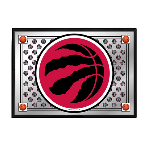 Toronto Raptors: Team Spirit - Framed Mirrored Wall Sign - The Fan-Brand