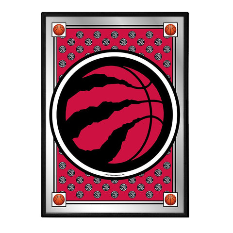 Toronto Raptors: Team Spirit - Framed Mirrored Wall Sign - The Fan-Brand