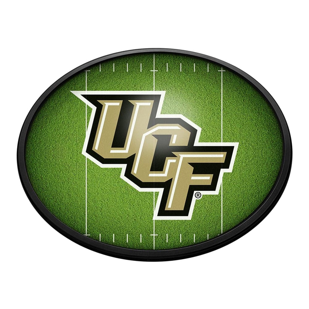 UCF Knights: On the 50 - Oval Slimline Lighted Wall Sign - The Fan-Brand