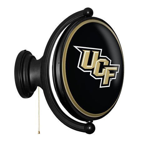 UCF Knights: Original Oval Rotating Lighted Wall Sign - The Fan-Brand