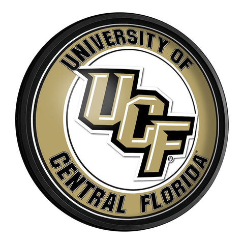 UCF Knights: Round Slimline Lighted Wall Sign - The Fan-Brand