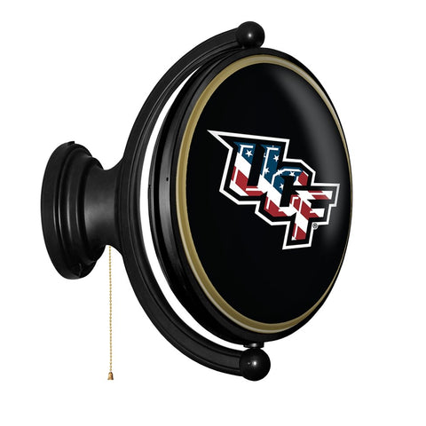 UCF Knights: USA - Original Oval Rotating Lighted Wall Sign - The Fan-Brand