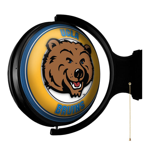 UCLA Bruins: Mascot - Original Round Rotating Lighted Wall Sign - The Fan-Brand