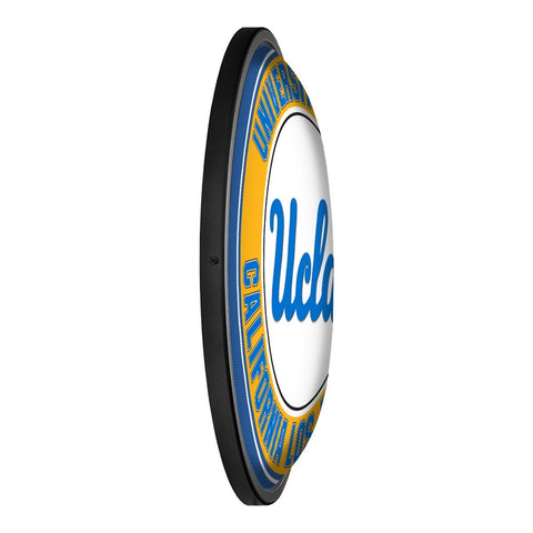 UCLA Bruins: Round Slimline Lighted Wall Sign - The Fan-Brand