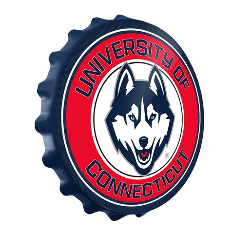 UConn Huskies: Bottle Cap Wall Sign - The Fan-Brand