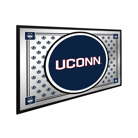 UConn Huskies: Team Spirit - Framed Mirrored Wall Sign - The Fan-Brand