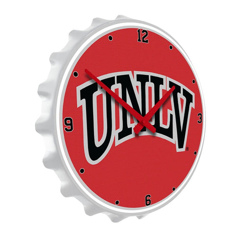 UNLV Rebels: Bottle Cap Wall Clock - The Fan-Brand