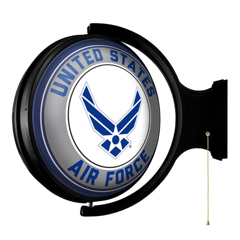 US Air Force: Original Round Rotating Lighted Wall Sign - The Fan-Brand