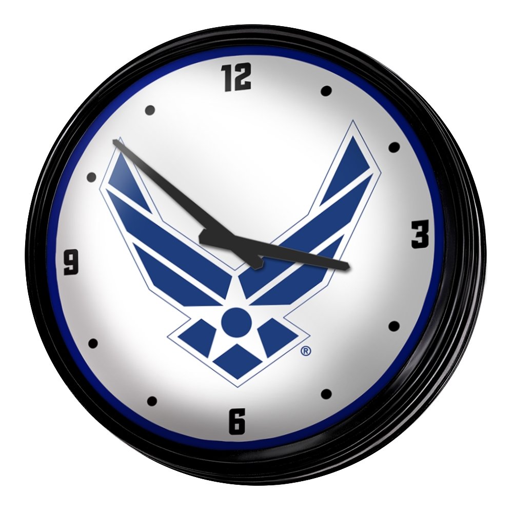 US Air Force: Retro Lighted Wall Clock - The Fan-Brand