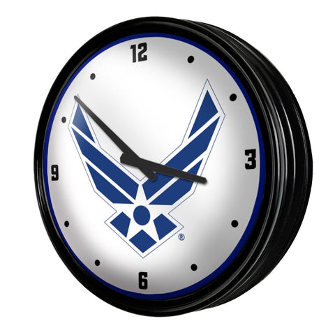 US Air Force: Retro Lighted Wall Clock - The Fan-Brand