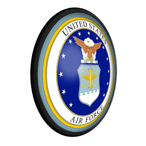 US Air Force: Seal - Round Slimline Lighted Wall Sign - The Fan-Brand