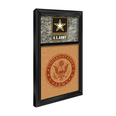 US Army: Dual Logo - Cork Note Board - The Fan-Brand