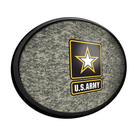 US Army: Oval Slimline Lighted Wall Sign - The Fan-Brand