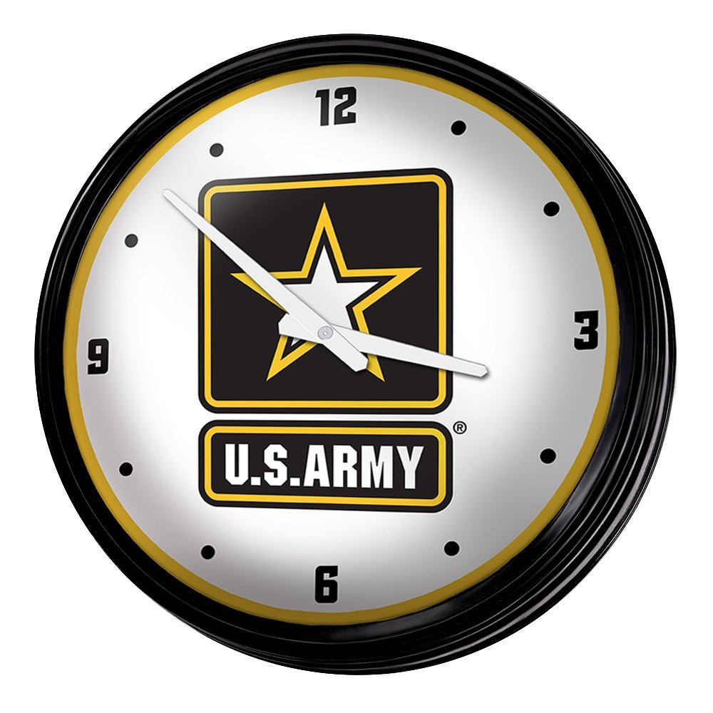 US Army: Retro Lighted Wall Clock - The Fan-Brand