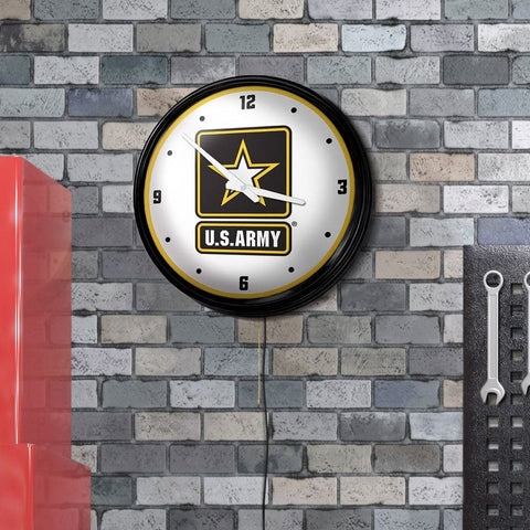 US Army: Retro Lighted Wall Clock - The Fan-Brand