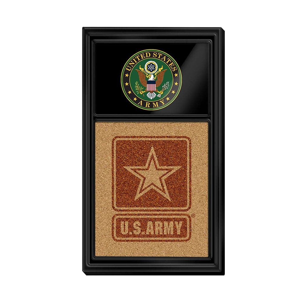 US Army: Seal, Dual Logo - Cork Note Board - The Fan-Brand