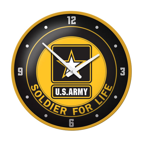 US Army: Soldier for Life - Modern Disc Wall Clock - The Fan-Brand