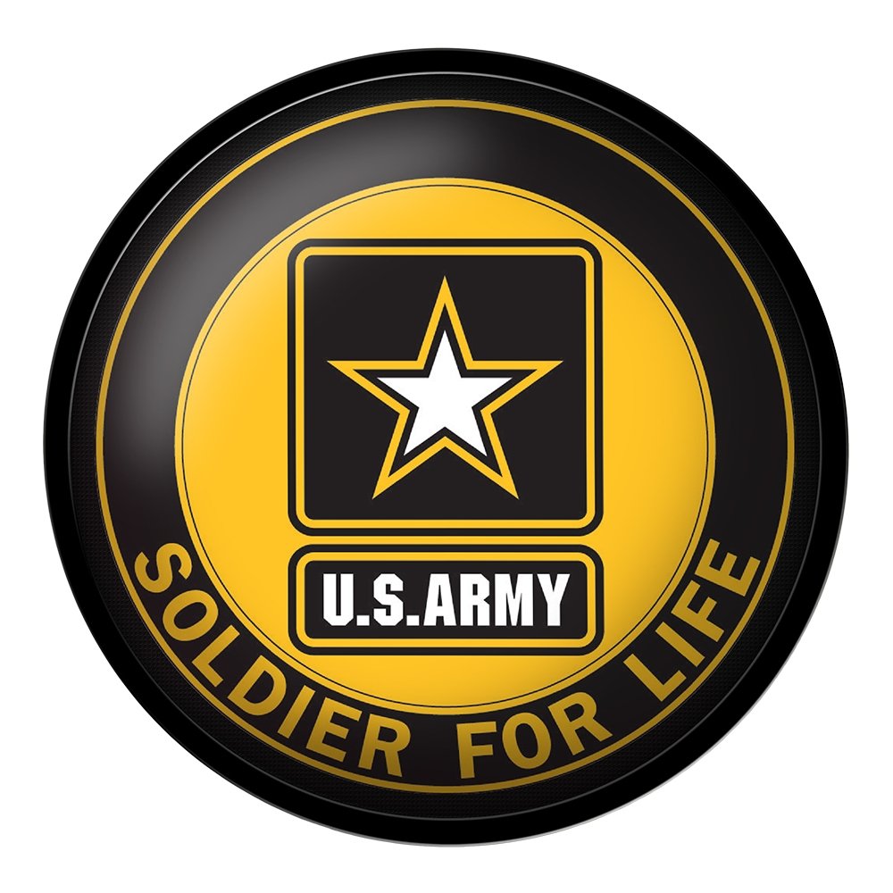 US Army: Soldier for Life - Modern Disc Wall Sign - The Fan-Brand