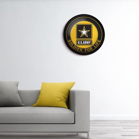 US Army: Soldier for Life - Modern Disc Wall Sign - The Fan-Brand