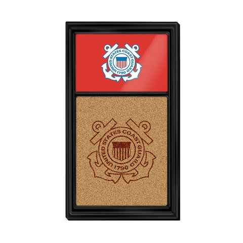 US Coast Guard: Dual Logo - Cork Note Board - The Fan-Brand