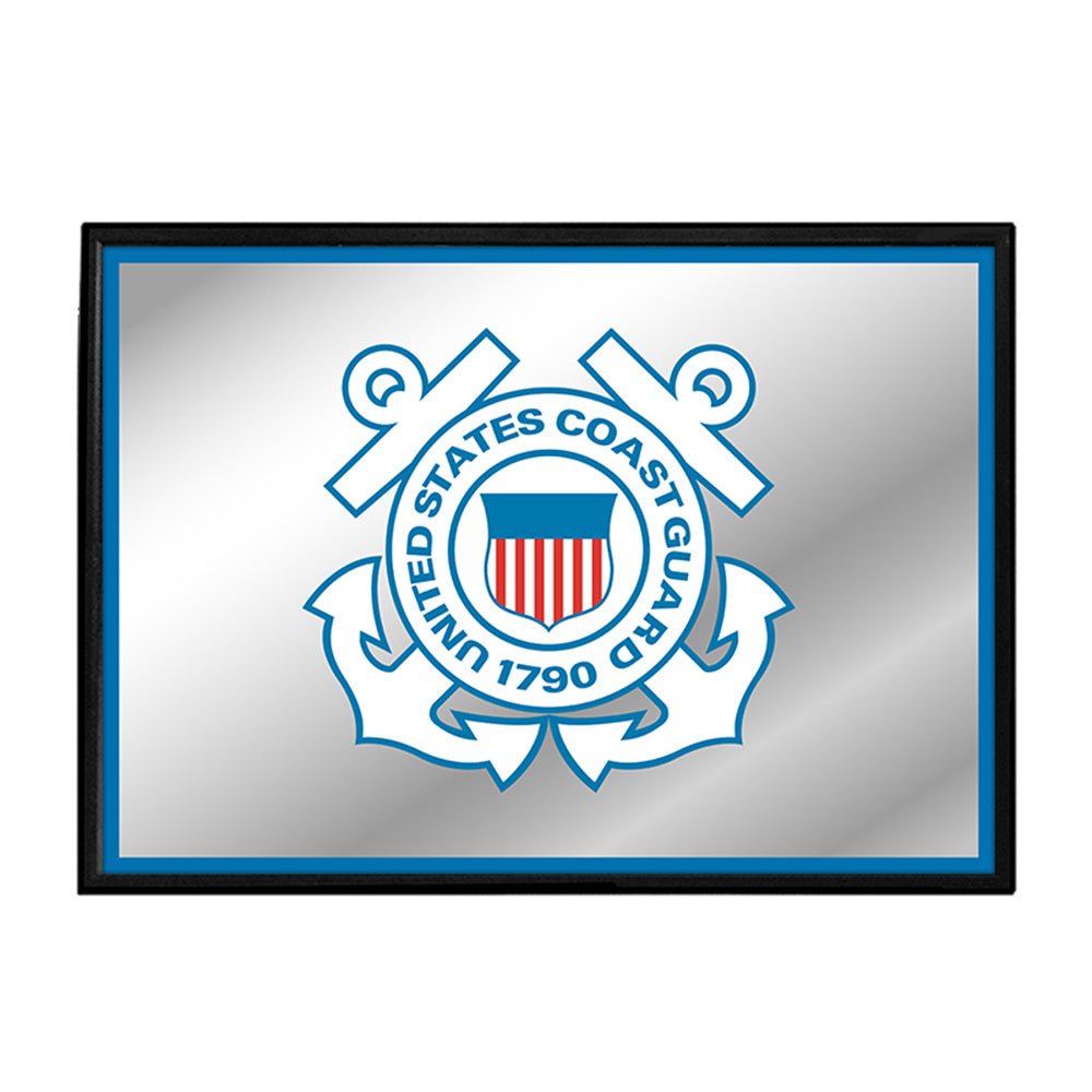 US Coast Guard: Framed Mirrored Wall Sign - The Fan-Brand