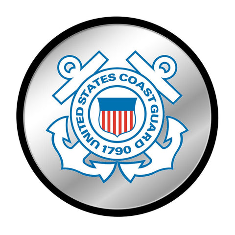 US Coast Guard: Modern Disc Mirrored Wall Sign - The Fan-Brand