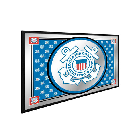US Coast Guard: Pride Design - Framed Mirrored Wall Sign - The Fan-Brand