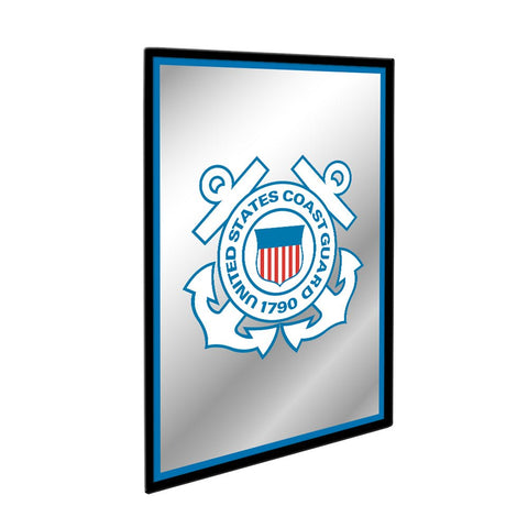 US Coast Guard: Vertical Framed Mirrored Wall Sign - The Fan-Brand