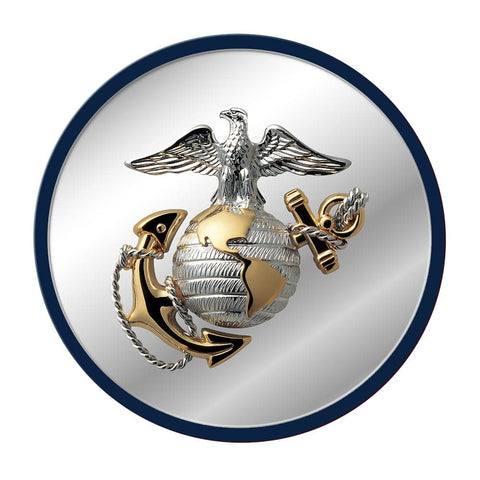 US Marine Corps: Modern Disc Mirrored Wall Sign - The Fan-Brand