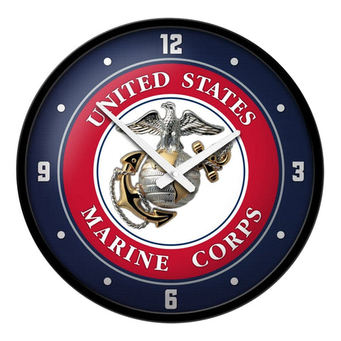 US Marine Corps: Modern Disc Wall Clock - The Fan-Brand