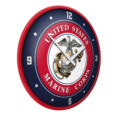 US Marine Corps: Modern Disc Wall Clock - The Fan-Brand