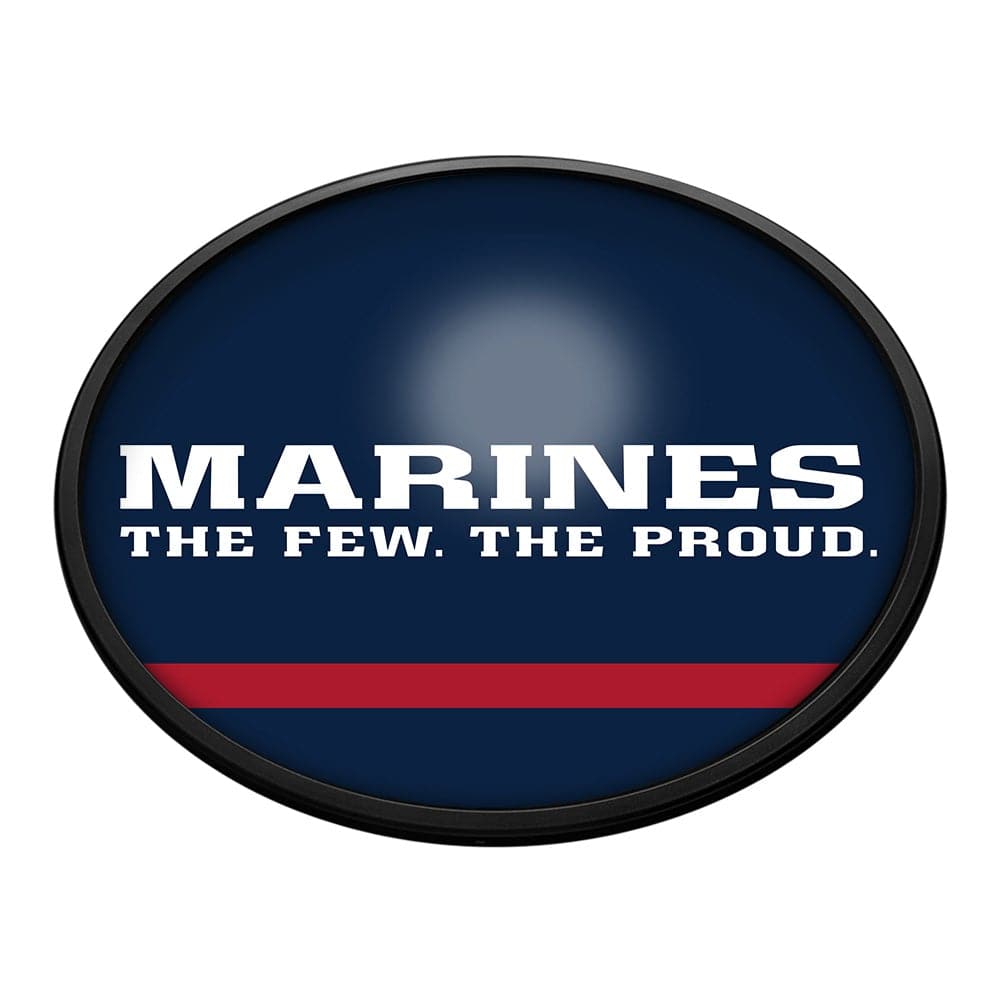 US Marine Corps: Oval Slimline Lighted Wall Sign - The Fan-Brand