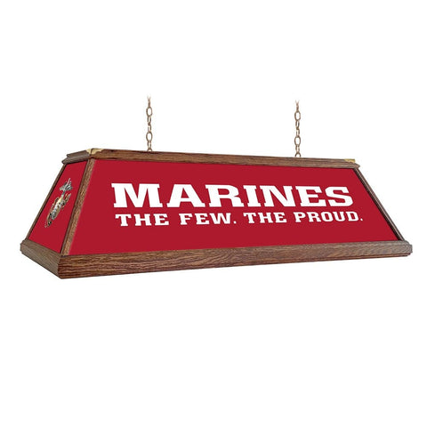 US Marine Corps: Premium Wood Pool Table Light - The Fan-Brand