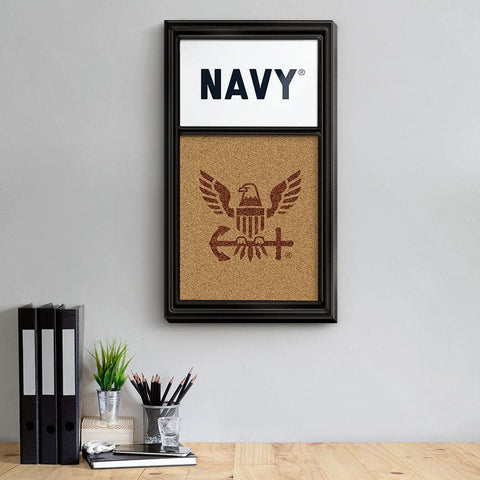 US Navy: Dual Logo - Cork Note Board - The Fan-Brand