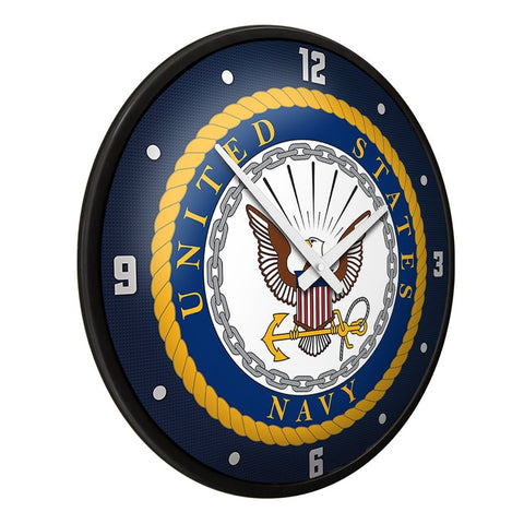 US Navy: Modern Disc Wall Clock - The Fan-Brand