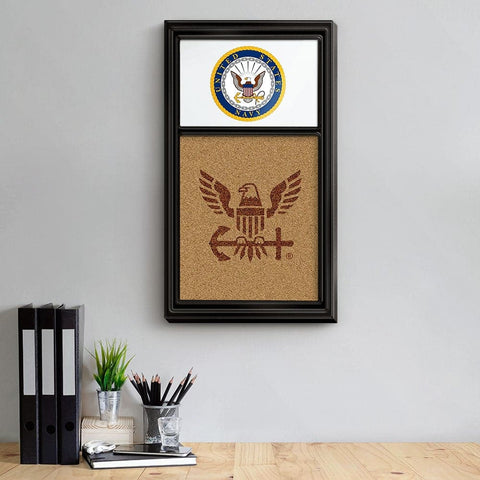 US Navy: Seal, Dual Logo - Cork Note Board - The Fan-Brand