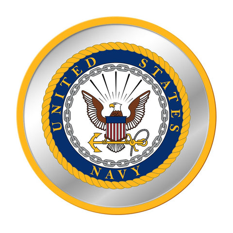 US Navy: Seal - Modern Disc Mirrored Wall Sign - The Fan-Brand