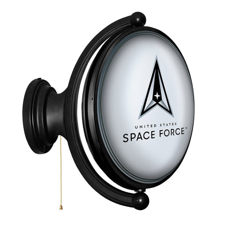 US Space Force: Original Oval Lighted Rotating Wall Sign - The Fan-Brand