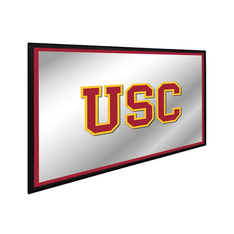 USC Trojans: Framed Mirrored Wall Sign - The Fan-Brand