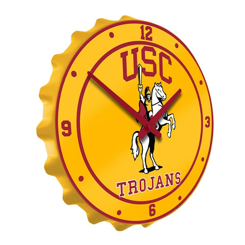 USC Trojans: Trojan - Bottle Cap Wall Clock - The Fan-Brand