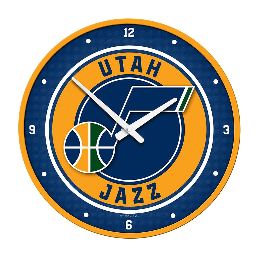 Utah Jazz: Modern Disc Wall Clock - The Fan-Brand